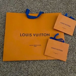 Louis Vuitton shopping bags